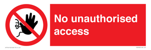 No unauthorised access